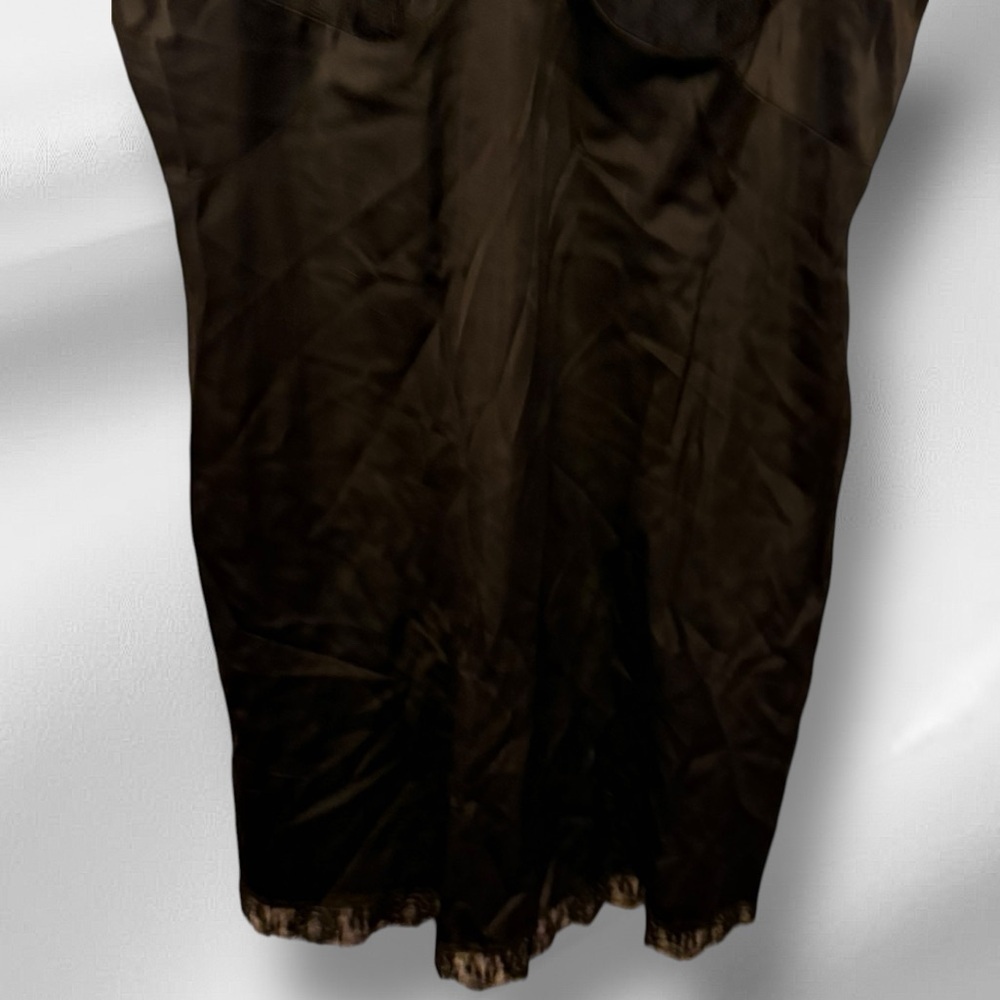 Vintage Gossard Artemis Black Full Nylon Slip - Picture 3 of 6